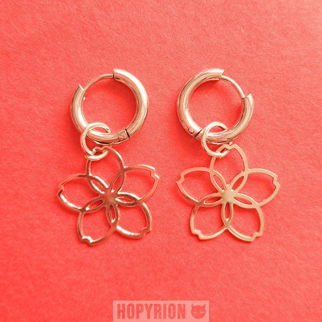 Steel Blossom | Earrings