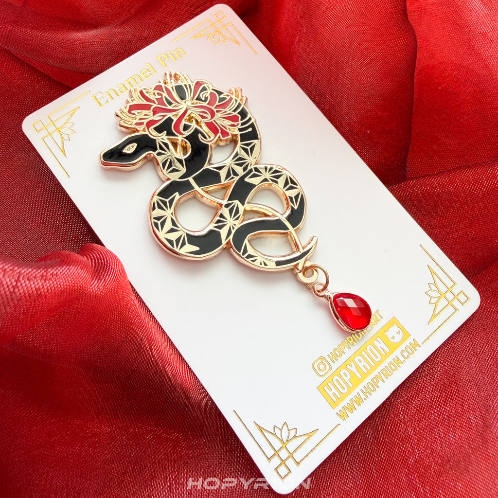 Serpent's Bloom | Enamel Pin