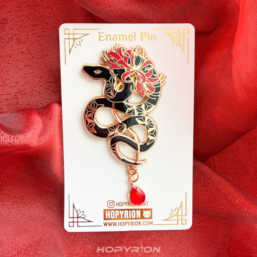 Serpent's Bloom | Enamel Pin