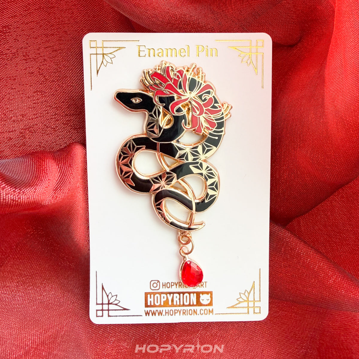 Serpent's Bloom | Enamel Pin