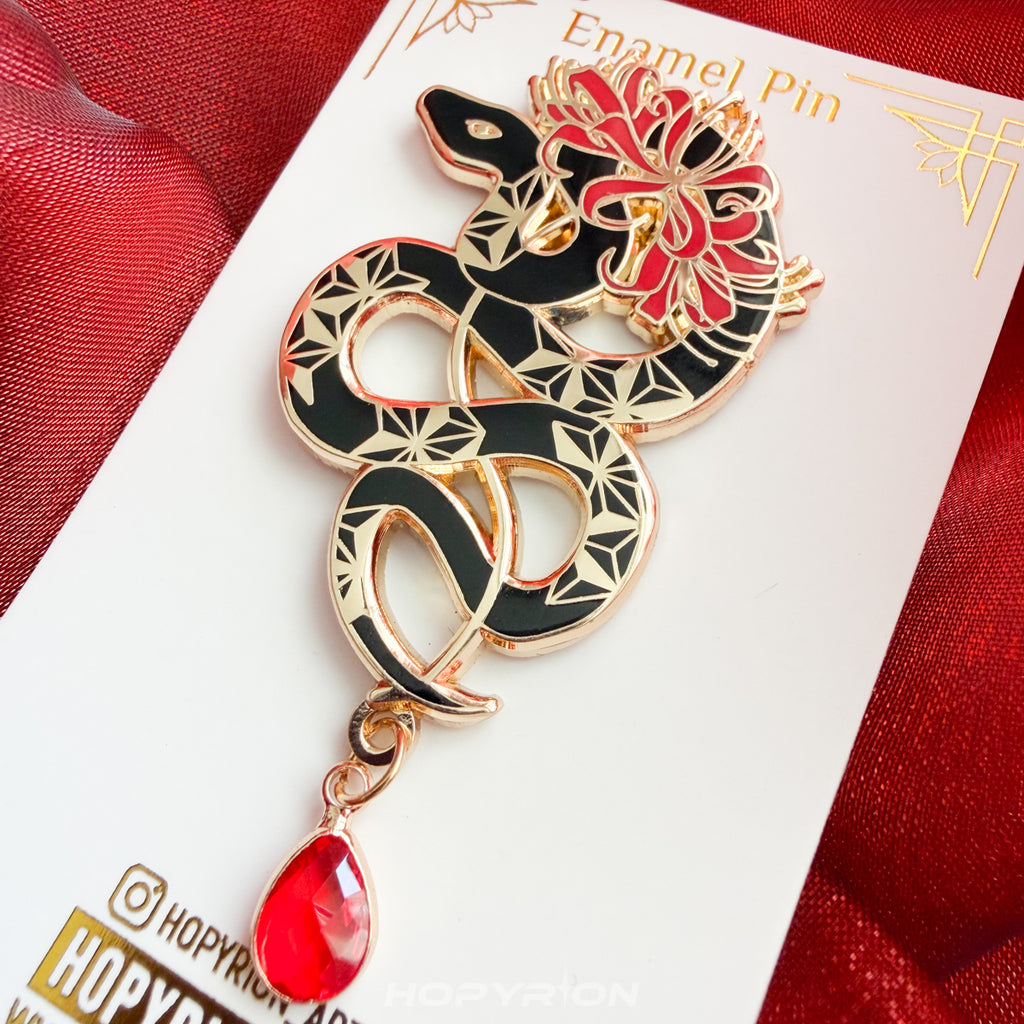 Serpent's Bloom | Enamel Pin