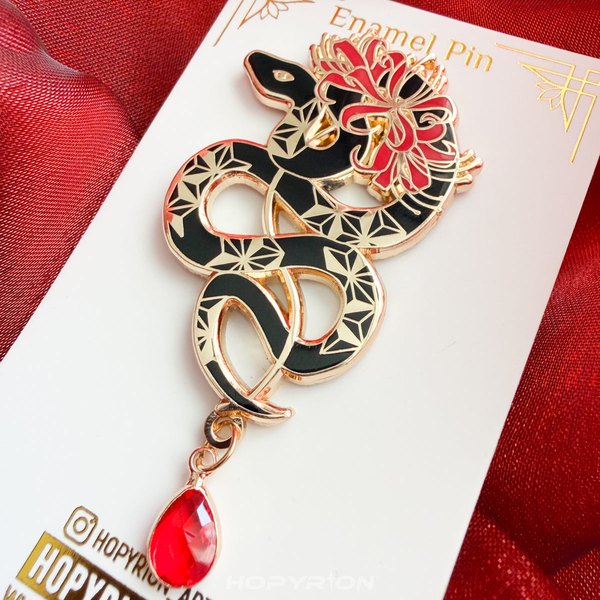 Serpent's Bloom | Enamel Pin