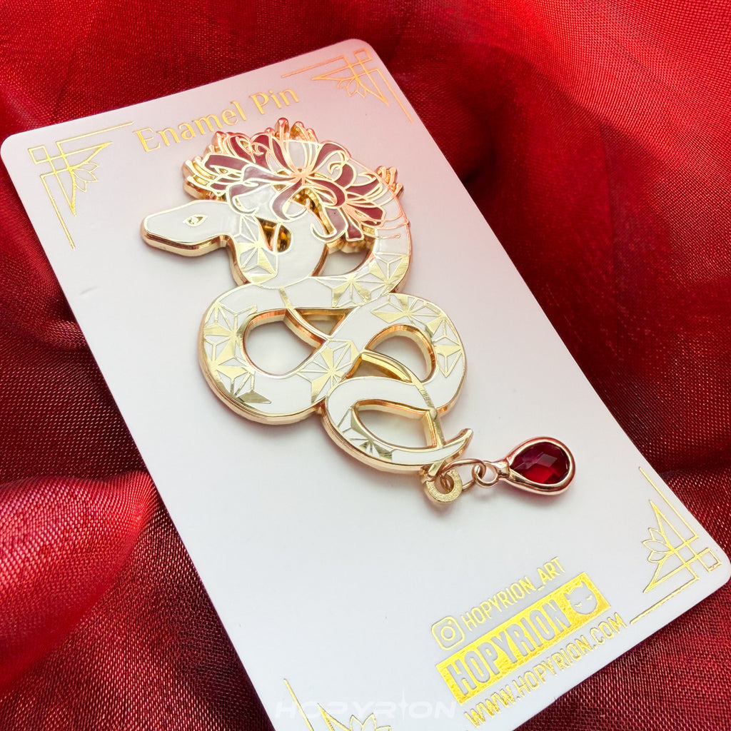 Serpent's Bloom | Enamel Pin
