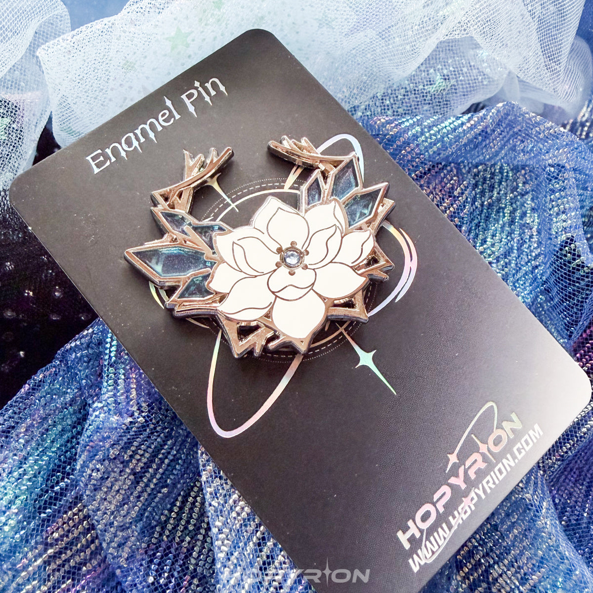 Frozen Jasmine | Enamel Pin