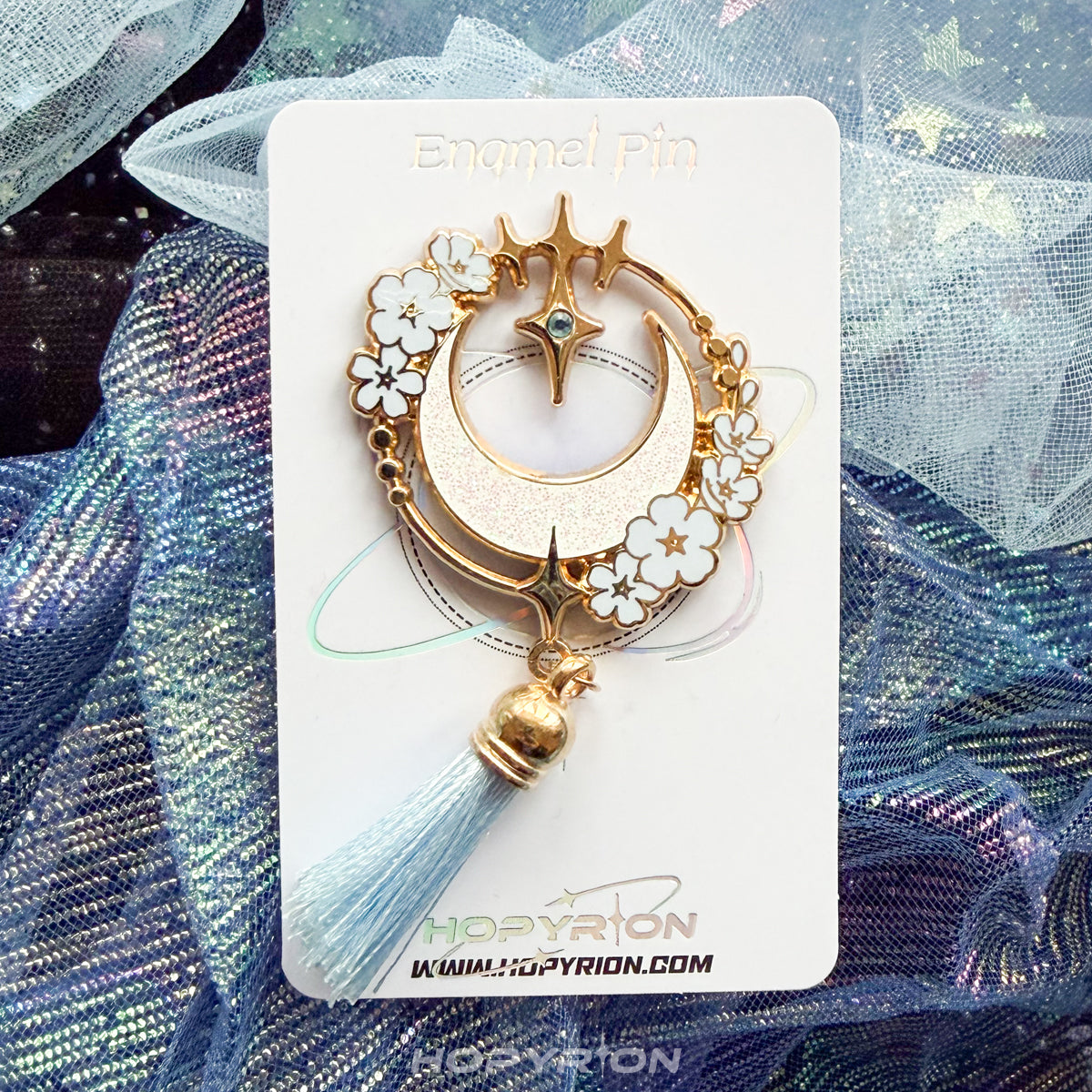 Moonlit Flower | Enamel Pin