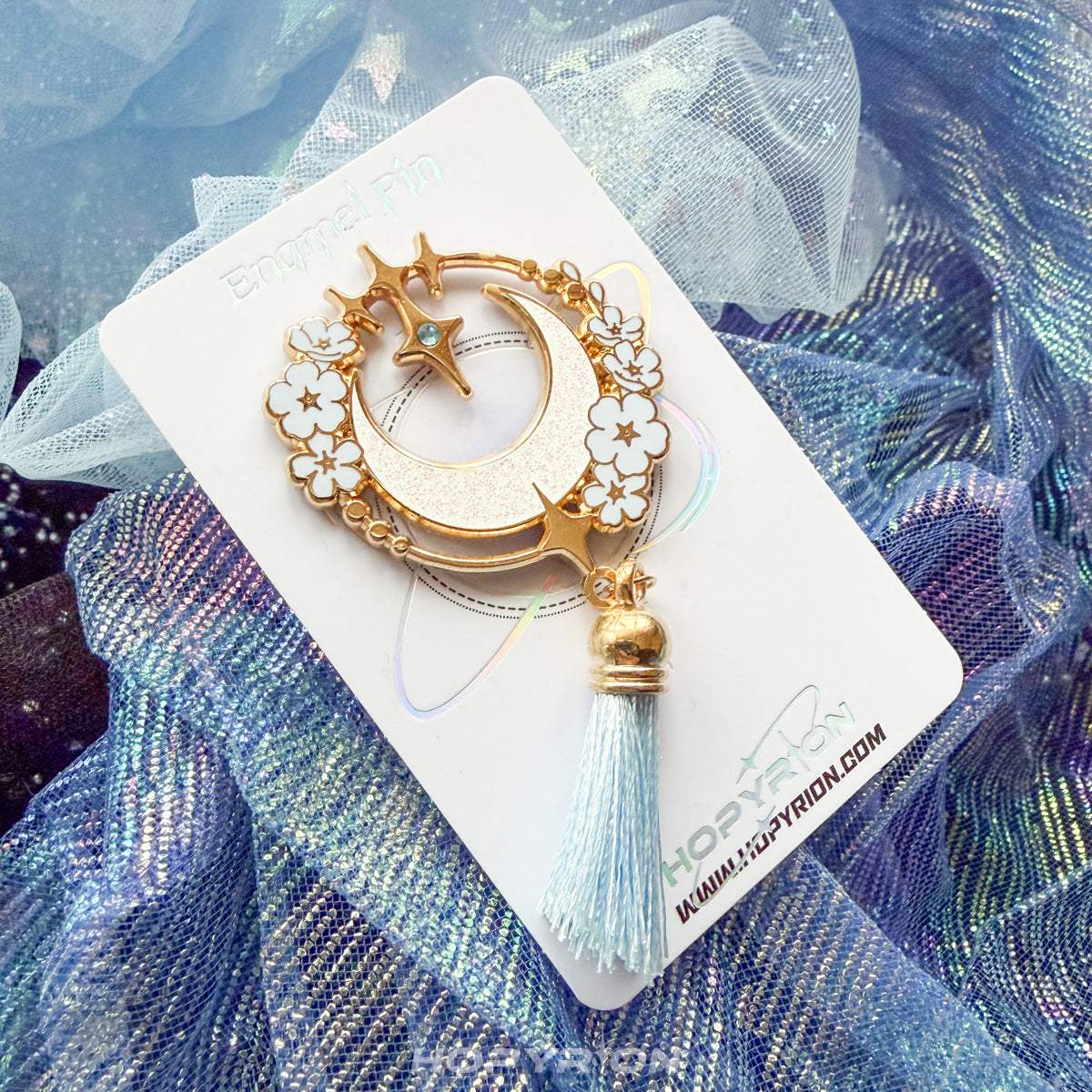 Moonlit Flower | Enamel Pin