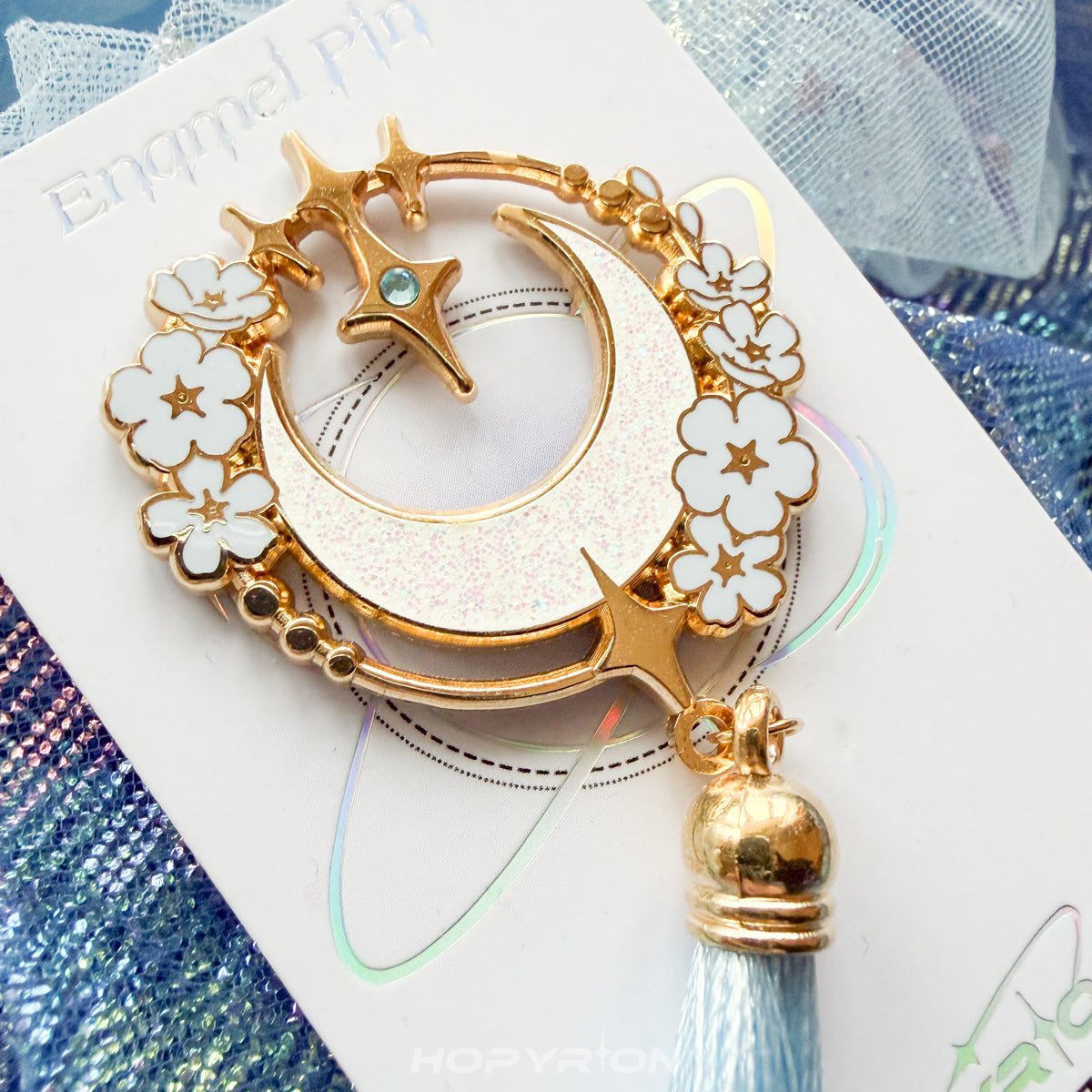 Moonlit Flower | Enamel Pin