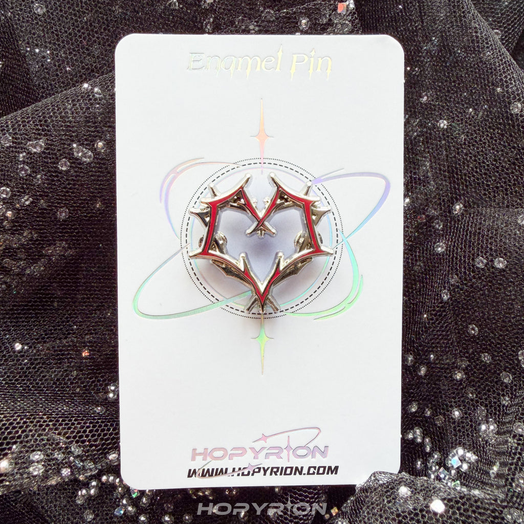 Obsidian Heart | Enamel Pin