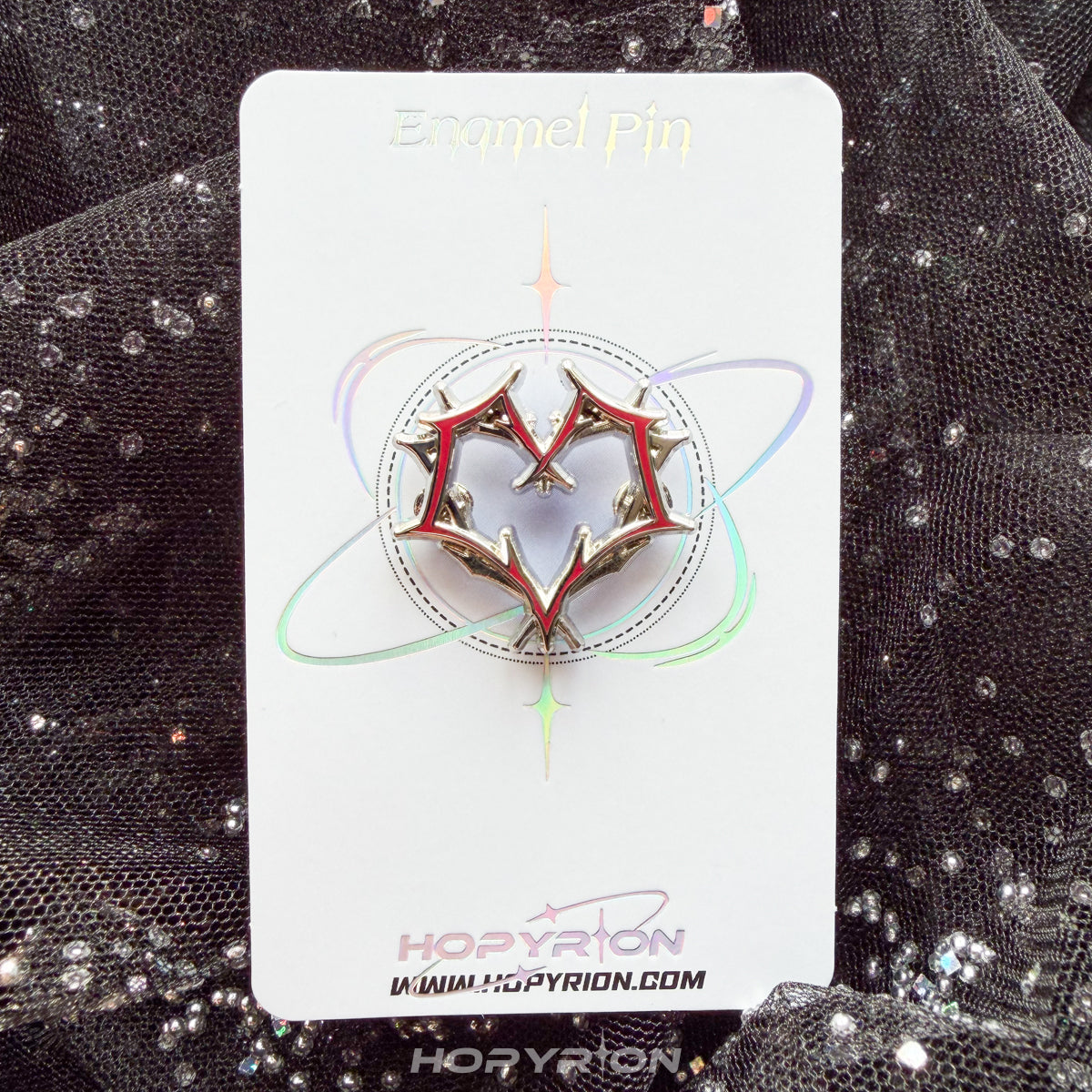 Obsidian Heart | Enamel Pin