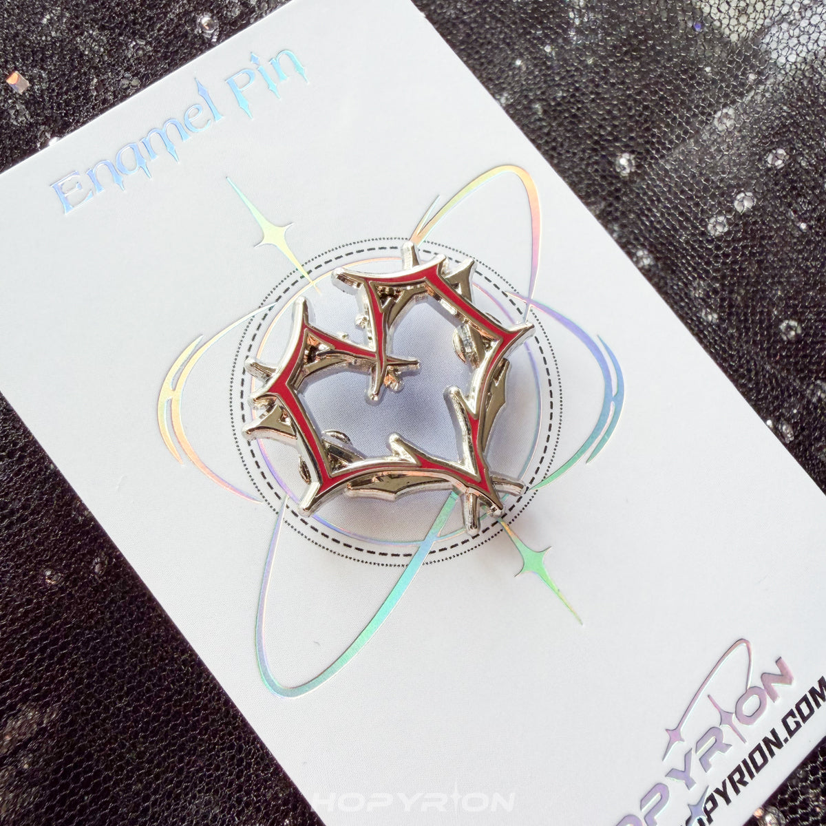 Obsidian Heart | Enamel Pin