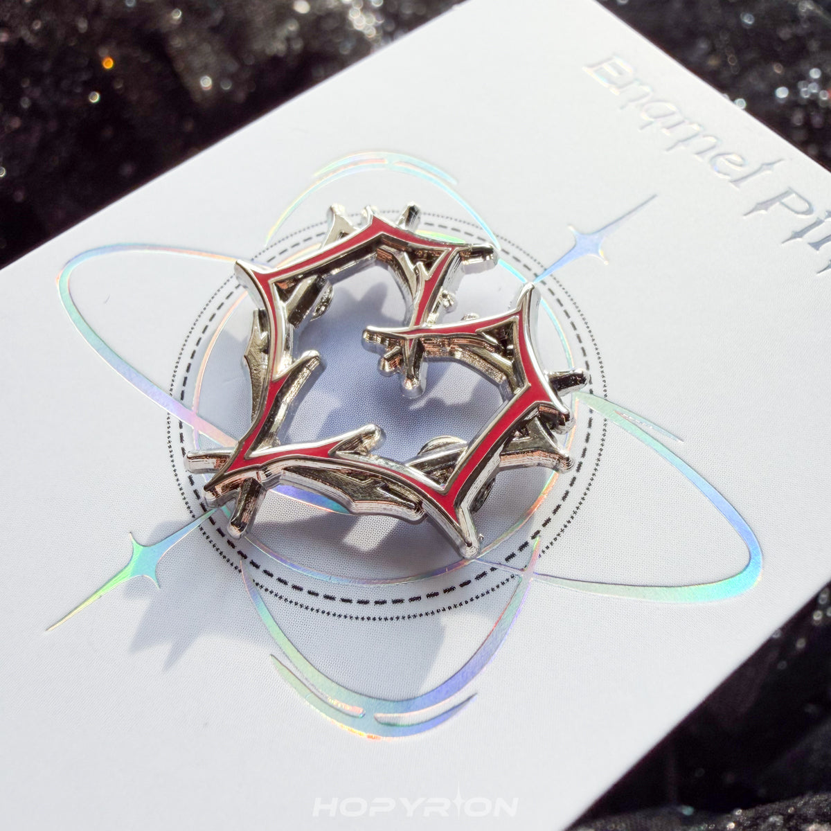 Obsidian Heart | Enamel Pin