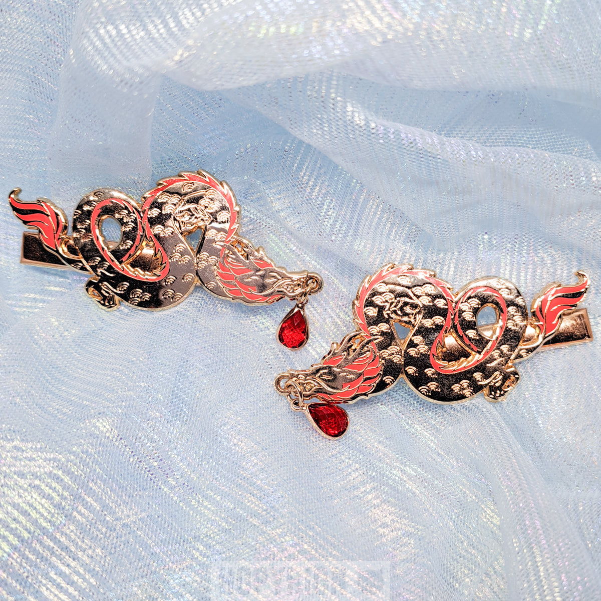 Twin Dragon | Hair Clip