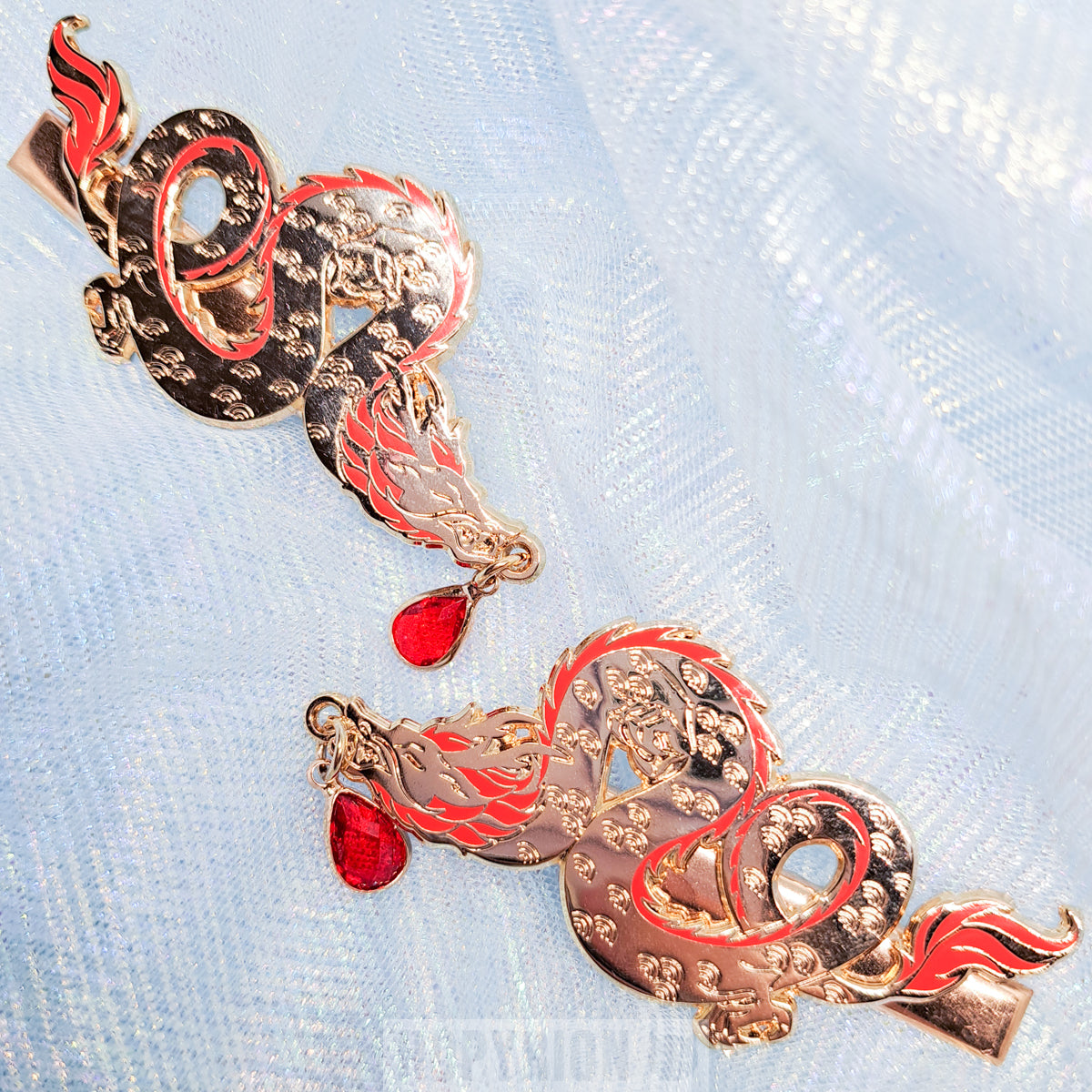 Twin Dragon | Hair Clip