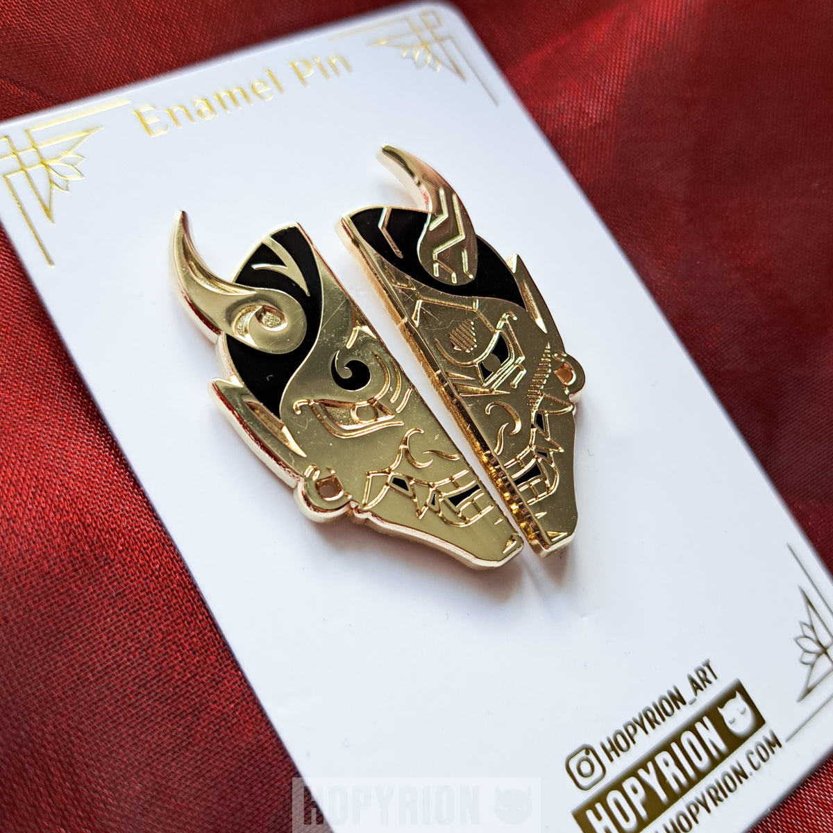 Cyber Hannya | Enamel Pin