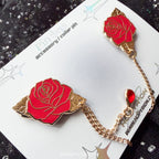 Fiery Rose | Chain Pin