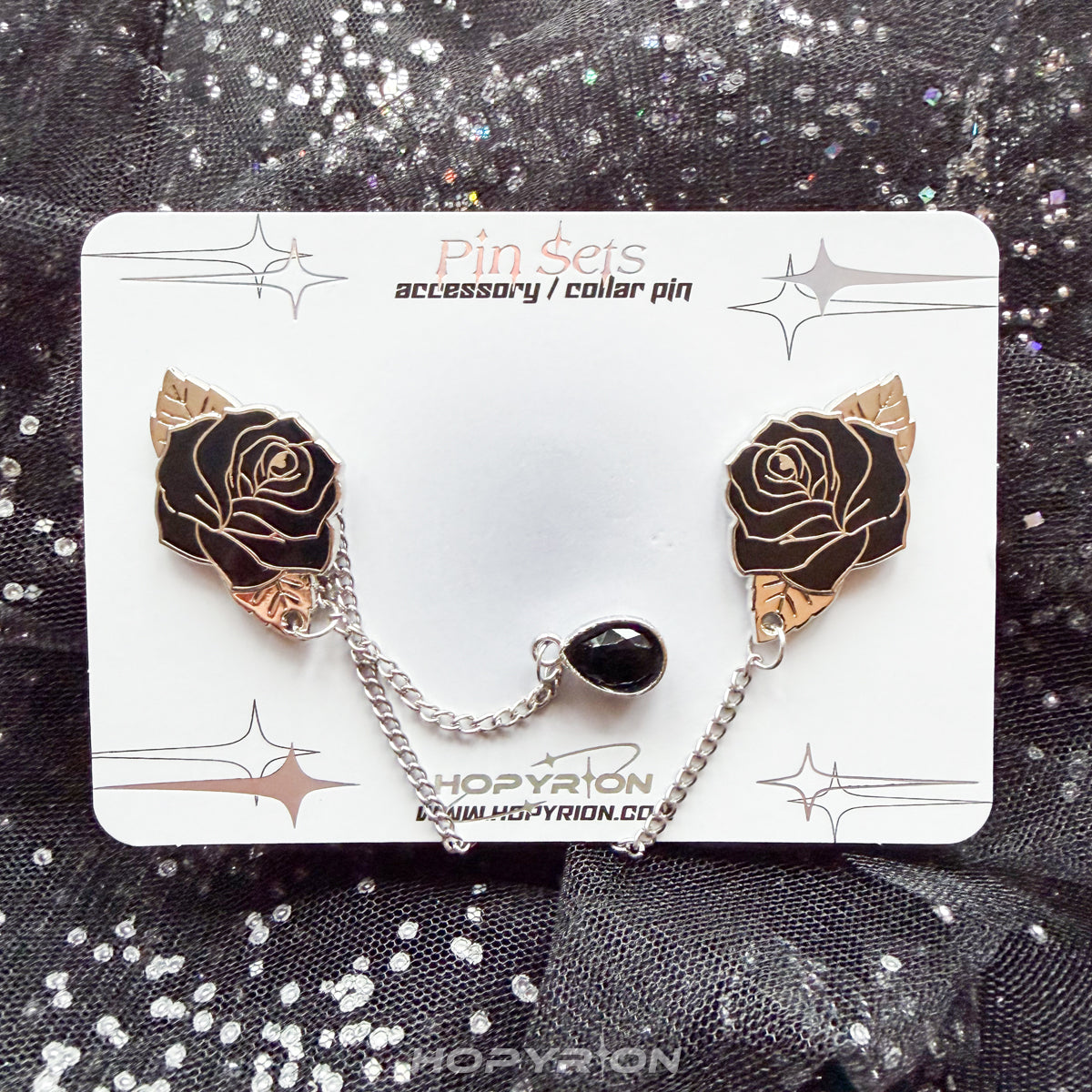 Fiery Rose | Chain Pin