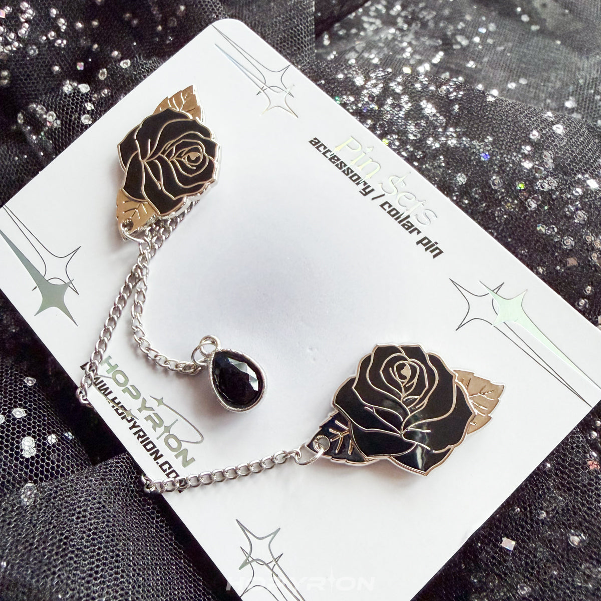 Fiery Rose | Chain Pin