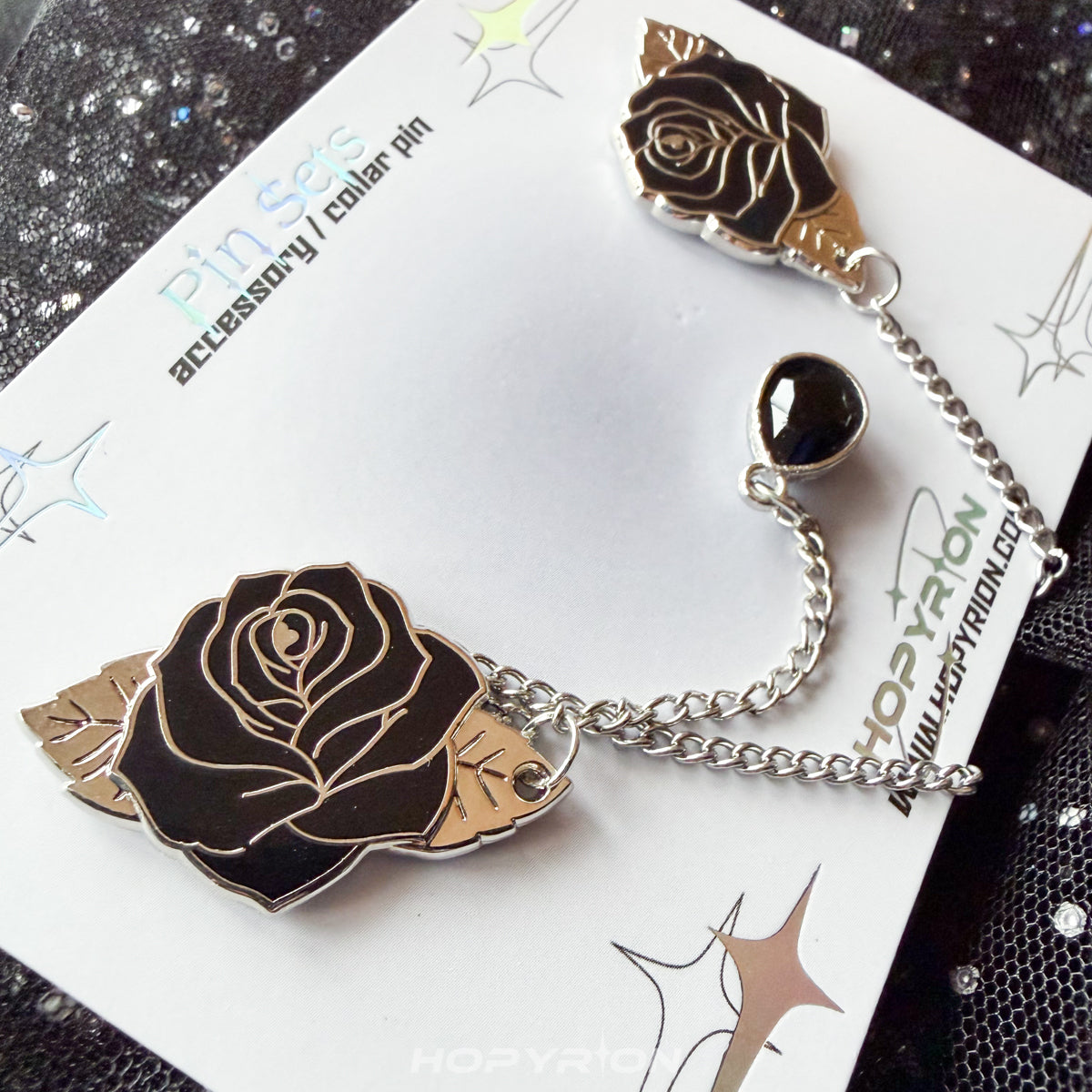 Fiery Rose | Chain Pin