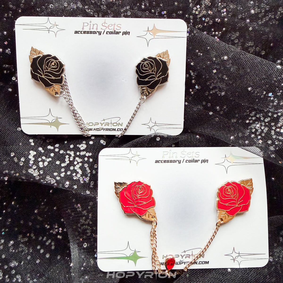 Fiery Rose | Chain Pin