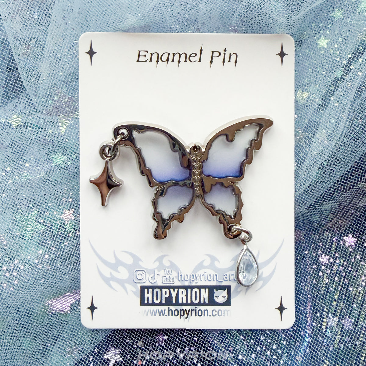 Glass Wing | Enamel Pin