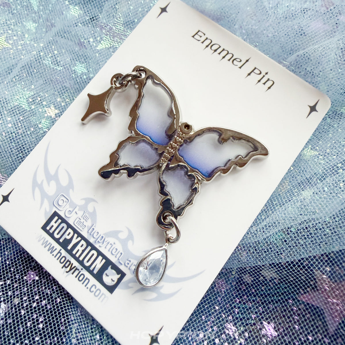 Glass Wing | Enamel Pin