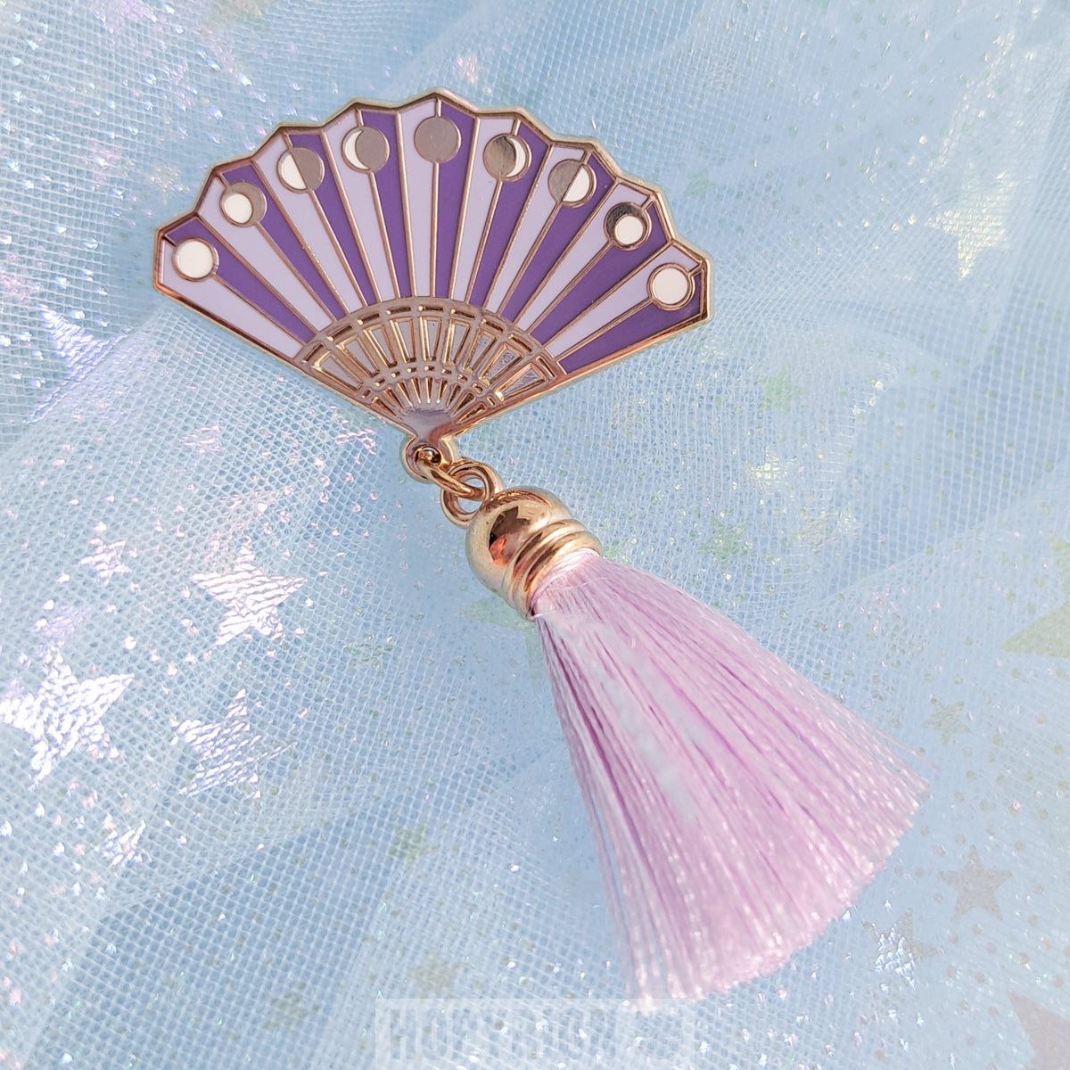 Moon Fan | Enamel Pin