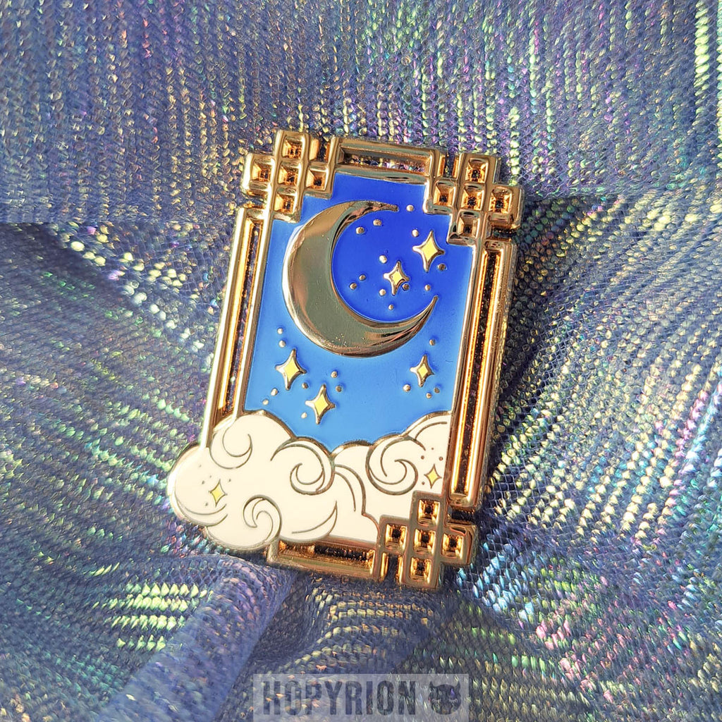Moon Gaze | Enamel Pin