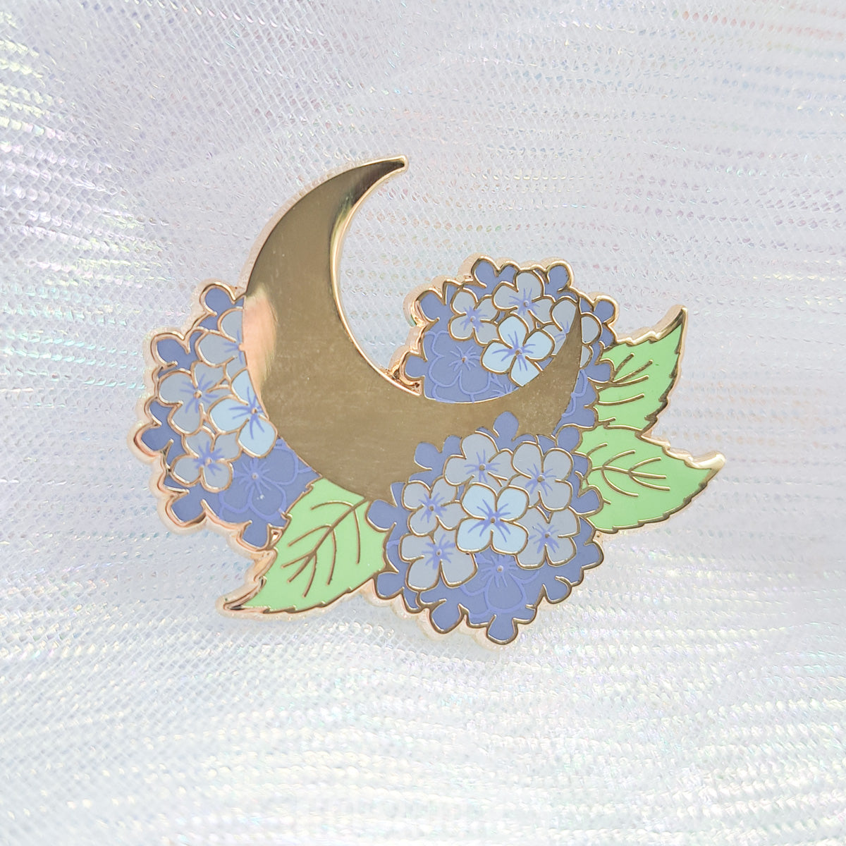 Hydrangea Moon | Enamel Pin