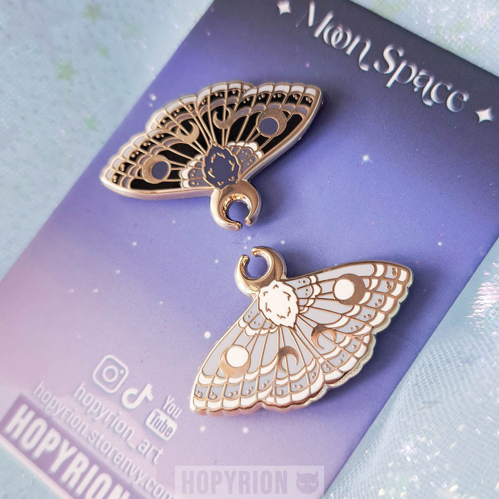 Moth Pair | Enamel Pin