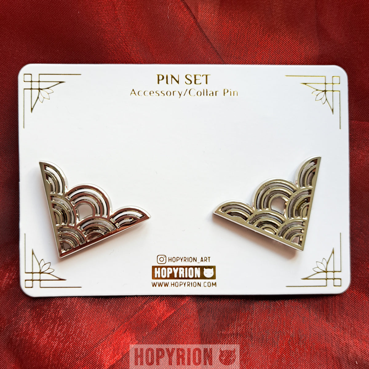 Seigaiha Collar | Pin Set