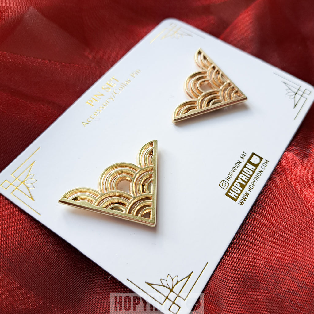 Seigaiha Collar | Pin Set