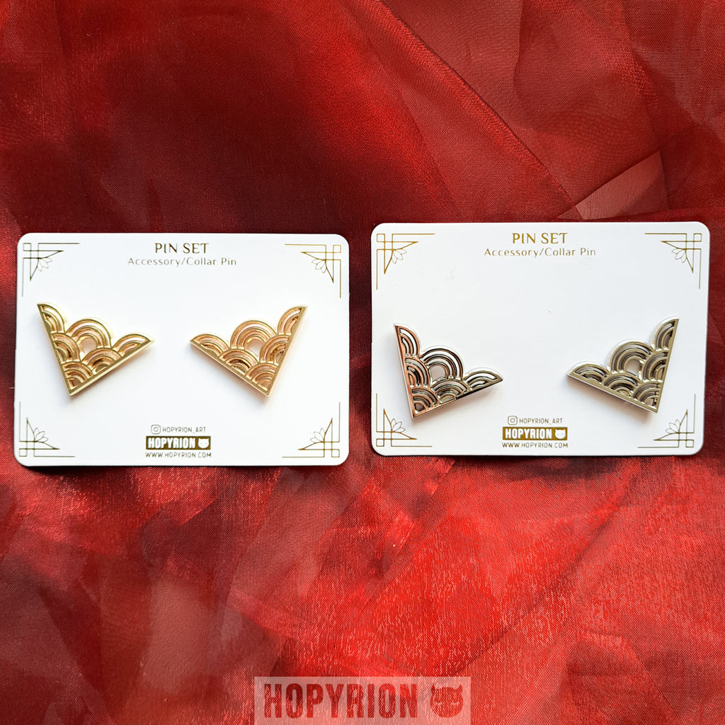 Seigaiha Collar | Pin Set