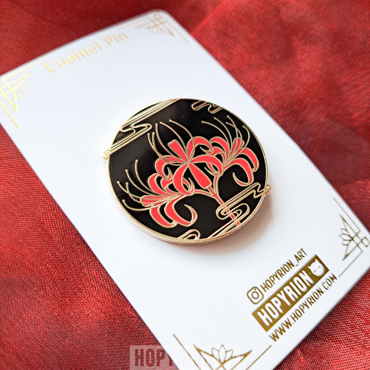 Spider Lily | Enamel Pin
