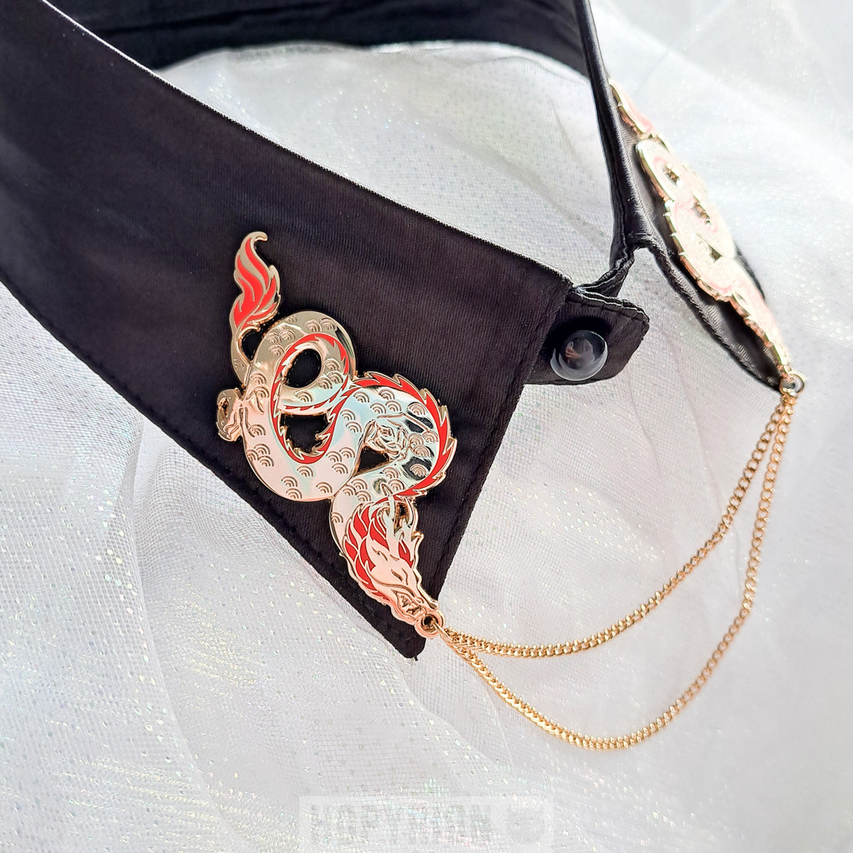 Twin Dragon | Chain Pin